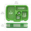 4 x Bentgo Kids Lunch Box Container Storage Green