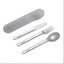 3 x Bentgo Ss Utensil Set Cutlery Grey