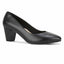 Womens Hush Puppies Ivet Black Work Medium Height Heel Heels Shoes