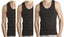 Bonds Mens 3 x Pack Of Chesty Cotton Singlets Tank Singlet White Navy Black Grey