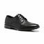 Mens Hush Puppies Cale Black Tan Burnish Leather Lace Up Work Formal Mens Shoes