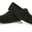 Mens Zasel Summer Boat Shoes Black Suede Casual Slip On Deck Driving Grip Loafers