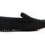 Mens Zasel Summer Boat Shoes Dark Grey Suede Casual Slip On Deck Grip Loafers