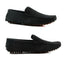 Mens Zasel Summer Boat Shoes Dark Grey Suede Casual Slip On Deck Grip Loafers