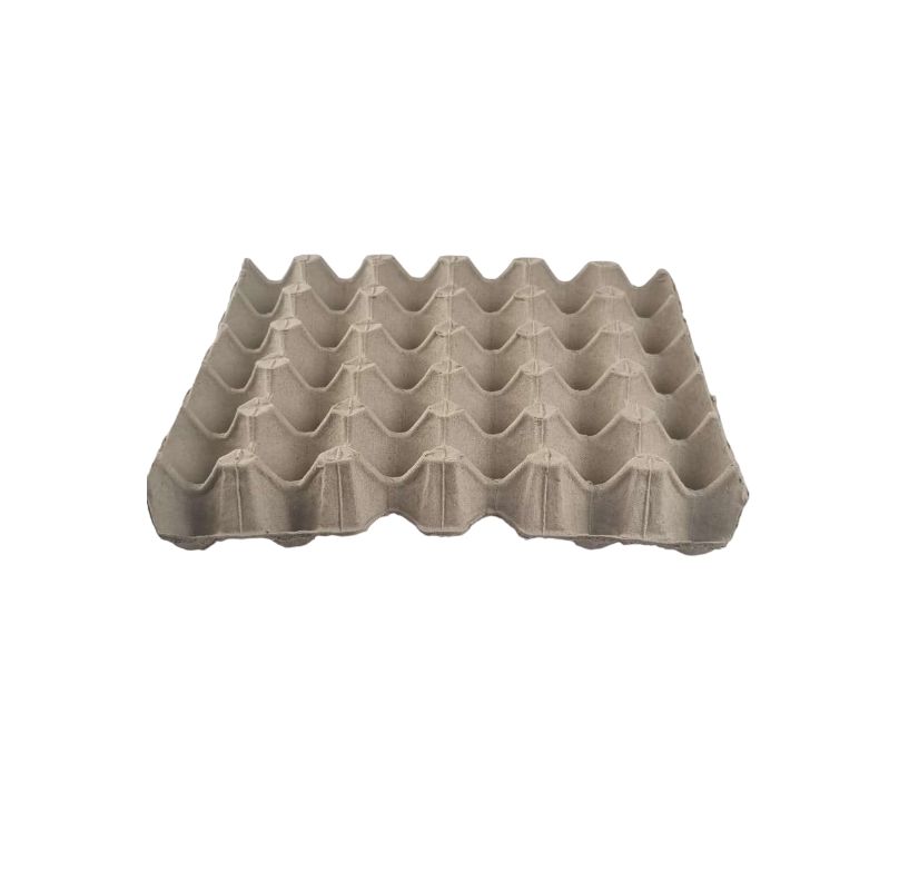 50 X Brown Pocket Egg Trays Cardboard Fillers For 30 Eggs