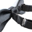 Boys Grey Two Tone Layer Bow Tie