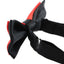 Boys Red Orange Two Tone Layer Bow Tie