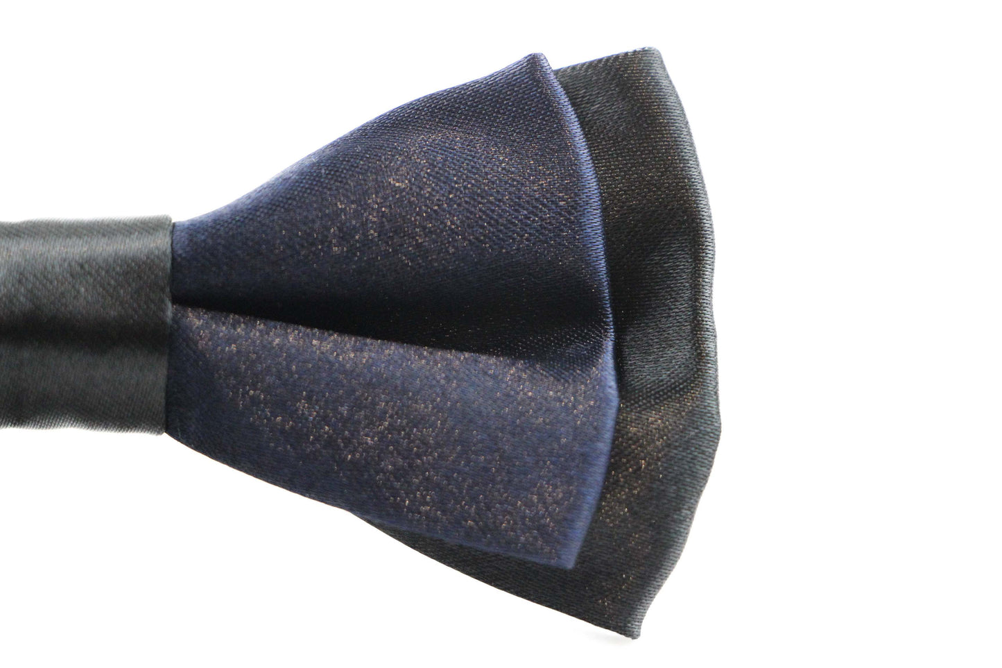 Boys Midnight Blue Two Tone Layer Bow Tie