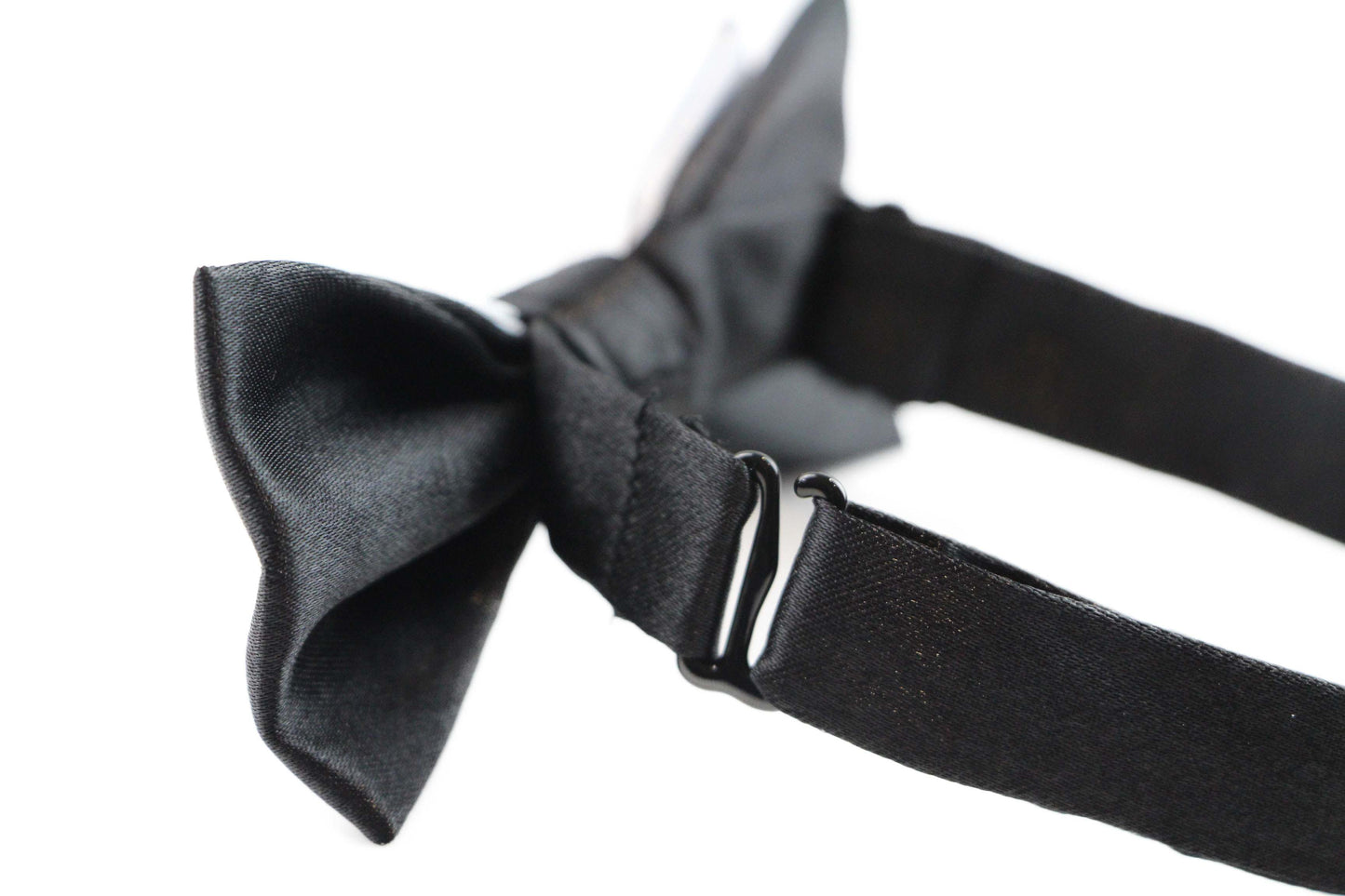 Boys Silver Two Tone Layer Bow Tie