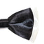 Boys Black On White Two Tone Layer Bow Tie