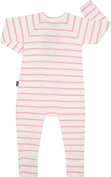 2 x Bonds Baby 2-Way Zip Wondersuit Coverall Pink Stripe