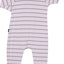 2X Bonds Baby 2-Way Zip Wondersuit Coverall Purple Stripe