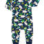 2 x Bonds Wondersuit Baby 2-Way Zip Coverall Navy With Rabbit