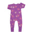 3 x Bonds Wondersuit Baby 2-Way Zip Coverall Starfish Purple