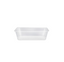 250 X Rectangular Containers 650Ml Clear With Lids Salad Fruit Food Container