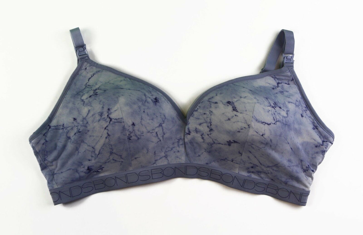 Bonds Womens Bumps Maternity Easyfit Tops Breastfeeding Clip Bra Purple Marble