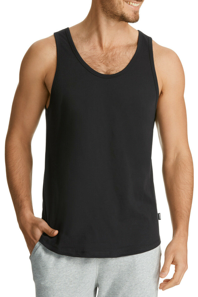 Mens Bonds Besties Tank Athletic Cotton Singlet Top White Black Grey Aygyi S-Xxl