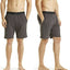 Mens Bonds Logo Shorts Black Grey Blue Mens Beach Short