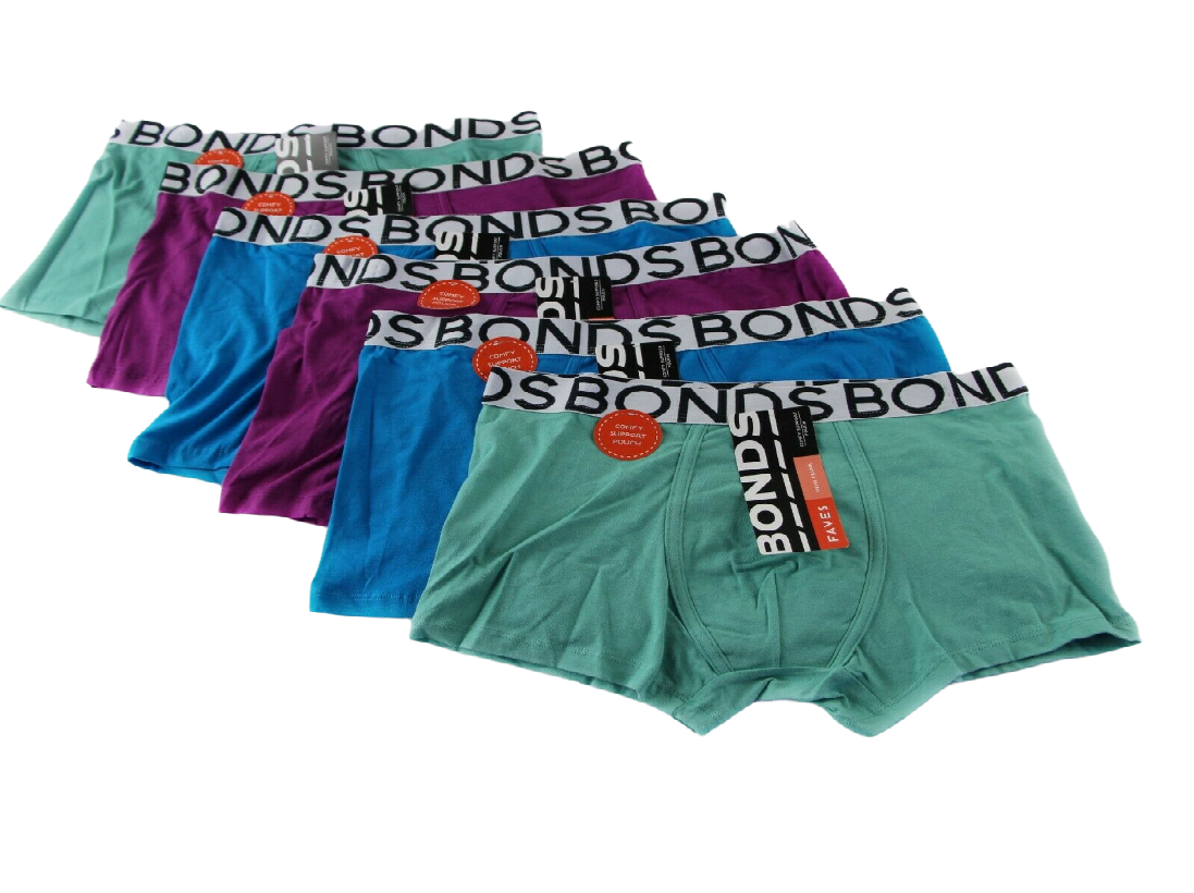 3 / 4 / 6 / 10 Pairs Mens Bonds Underwear Assorted Trunks Underwear Briefs Boxer Shorts