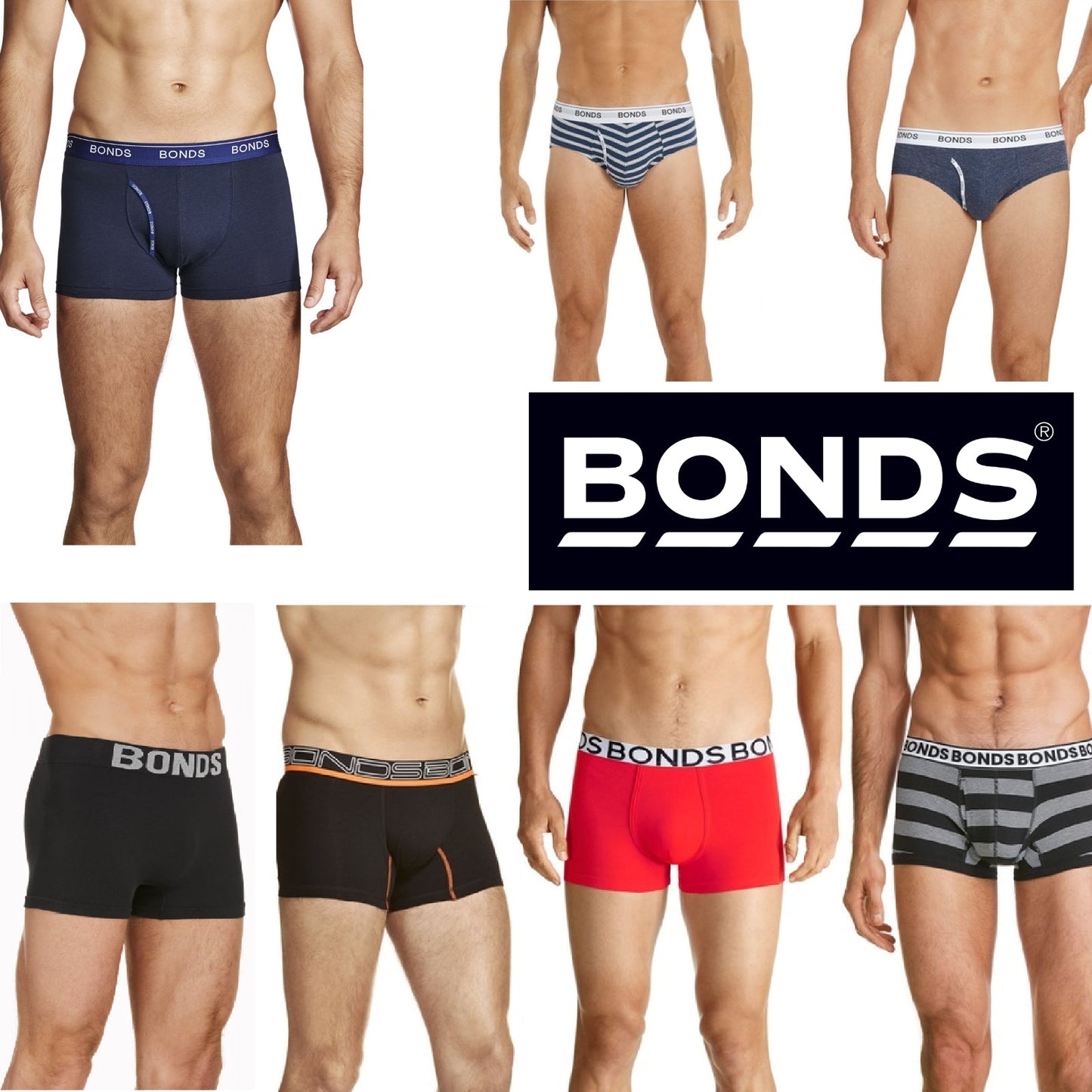 3 / 4 / 6 / 10 Pairs Mens Bonds Underwear Assorted Trunks Underwear Briefs Boxer Shorts