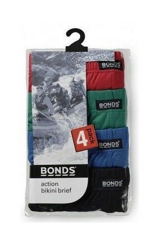 Mens Bonds 4 Pairs Action Hipster Briefs Brief Jocks Underwear - Choose Your Pairs