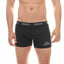 6 x Kappa Mens Black/Black Boxer Shorts Trunks