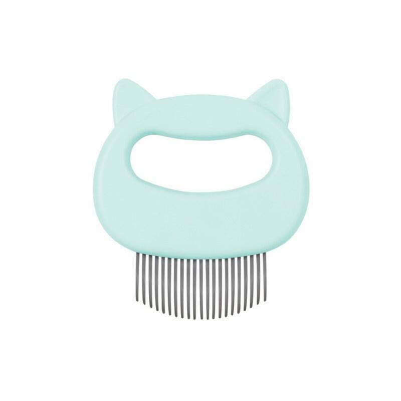 Cat Comb - Fur Brush Collector Dog Cat Pet Brushing Handle Pet Soft Easy Animal