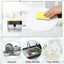 Soap Pump & Sponge Caddy - Kitchen Sponge Holder Tray Push Down Soapy Clean