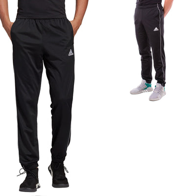 2 x Adidas Mens Core 18 Tracksuit Bottoms - Trackies Track Pants Black