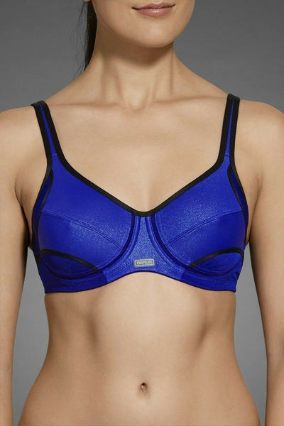 Berlei Electrify Bra Underwire Blue Sports Womens Gym Bras