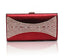 Womens Clutch Hand Bag Diamante Wedding Formal Party Bridal Red