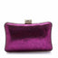 Womens Bridal Purple Clutch Hand Bag Pearl Diamante Wedding