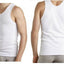 Mens Bonds 3 Pack White Navy Chesty Cotton Singlets Underwear Mens Singlet Tee