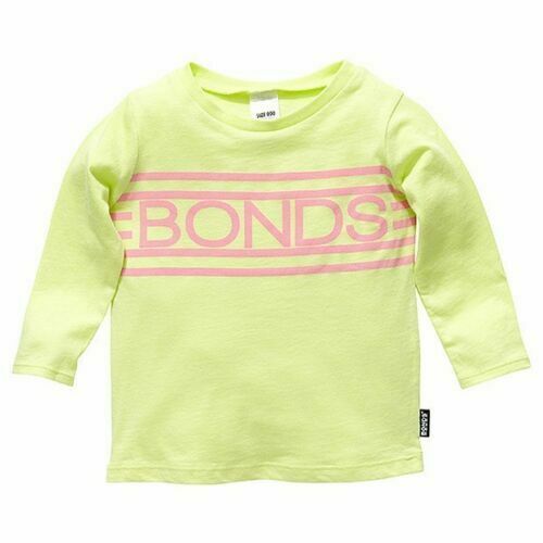 Bonds Baby Tops / Tee Shirts T-Shirts Toddler Kids Top Sleeves Child Girls Boys