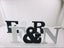 Wooden Letters Small 15cm Black Alphabet Wedding Home Birthday - Z