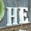 Wooden Letters Small 15cm White Alphabet Wedding Home Birthday - Y