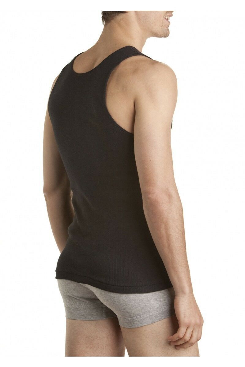 Mens Bonds Chesty Athletic Cotton Singlet Tank Top White Black Grey Navy