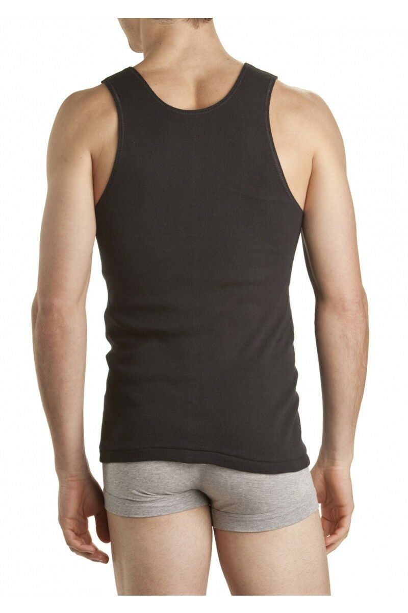 Mens Bonds Chesty Athletic Cotton Singlet Tank Top White Black Grey Navy