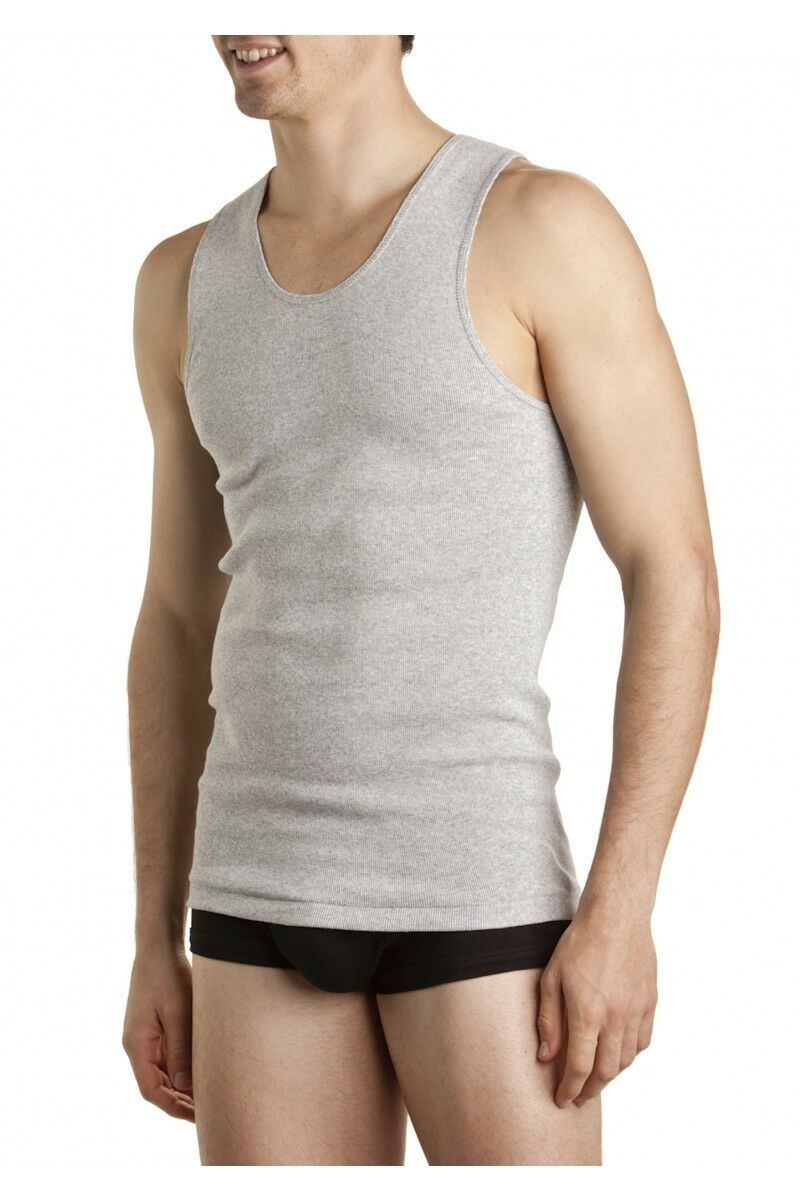 Mens Bonds Chesty Athletic Cotton Singlet Tank Top White Black Grey Navy