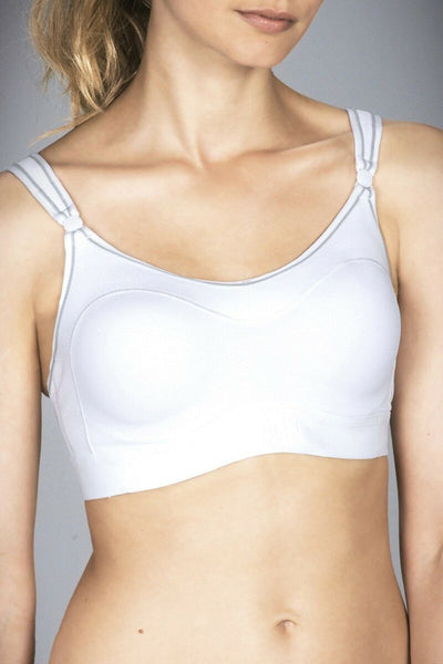 Berlei Ultimate Performance Support Sports Crop Top Bra - White