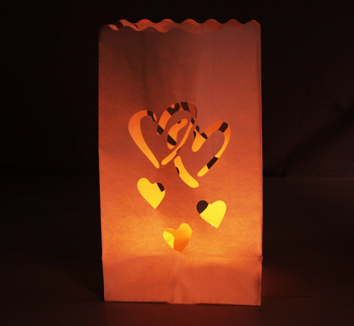 10 x Lantern Bags Tealight Candle Wedding Party Decoration Bag Christmas Love