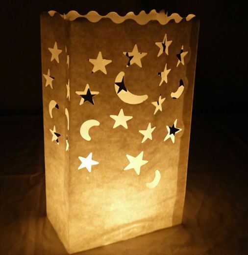 10 x Lantern Bags Tealight Candle Wedding Party Decoration Bag Christmas Love