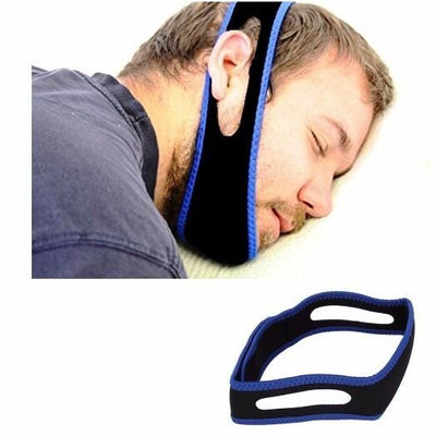 Anti Snoring Adjustable Chin Strap Sleep Aid Jaw Face Breathe Better