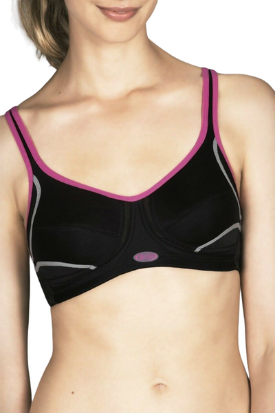 Berlei Electrify Wire Free Wireless No Underwire Sports Bra Gym Black