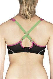 Berlei Electrify Wire Free Wireless No Underwire Sports Bra White Black Gym