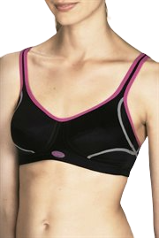 Berlei Electrify Wire Free Wireless No Underwire Sports Bra White Black Gym