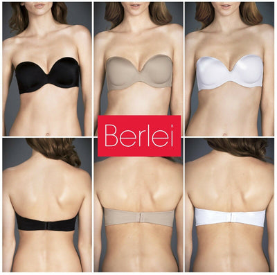 Berlei Ultimate Strapless Tshirt Wire Bra Black Nude 10 12 14 16 18 B C D Dd E