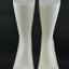 Womens Pair Invisible Anti Slip Five Toe Sock Footlets Sockettes White