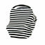 Breastfeeding Cover Cotton White Black Grey Light Pink Stripes Nursing Maternity