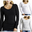 Bonds Ladies Long Sleeve Tee Cotton Top Tshirt Womens Black White Grey S M L Xl